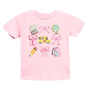 The Juniper Shop Coquette Watercolor School Chart Youth Short Sleeve Tee - 1 of 4