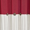 Linen Button Shower Curtain - Lush Décor - 3 of 4