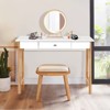 Tangkula Computer Desk Home Office Writing Study Table w/ Storage Drawer - 4 of 4