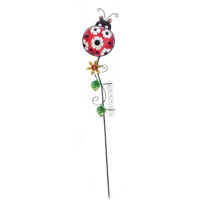 36.2" H Metal Garden Stake - Red - Creative Motion