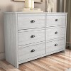 Galano Geodarno 6 Drawer Dresser (Interlock) - Dusty Grey Oak - 4 of 4