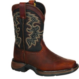 LIL' DURANGO Toddler Boys' Tan & Black Western Boot - 1 of 4