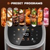 WHALL 4QT Air Fryer Oven, 8-in-1 Preset Menus, LED Smart Touchscreen, Reduce 85% Fat,1200W - 3 of 4