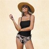 Women's Tropical Floral Tankini Swimsuit Sets - Cupshe - 3 of 4
