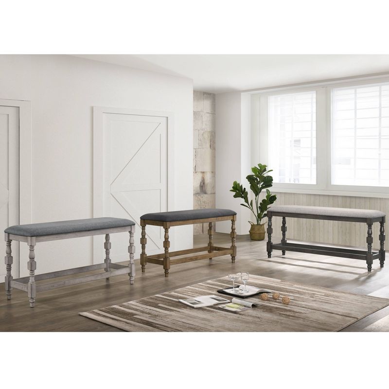 Bringe Upholstered Counter Height Bench - HOMES: Inside + Out, 4 of 5