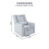 Home Imports Emporium Power Recliner Glider with USB Ports - 2 of 4