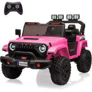 24V Power Wheel 2 Seater Kids Ride On Car,Parent Remote Control,4WD 800W Motor,3 Adjustable Speeds for Ages 3+ - 1 of 4