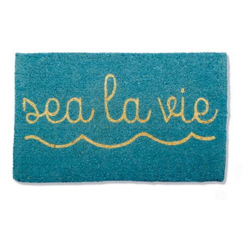 mat welcome doormat tag coir vie nautical coastal indoor theme sea outdoor target