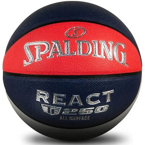 Spalding React TF-250 Indoor/Outdoor Basketball - Red/White/Blue - 1 of 1