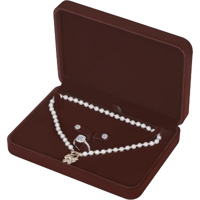 Large Jewelry Set Box, Necklace and Ring Earring Pendant Gift Box, Pearl Necklace Storage Case