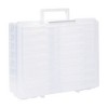 Bright Creations 17 Pieces Photo Storage Box Organizer, 1 Container for 4x6 Pictures with 16 Inner Cases, Clear - 3 of 4