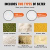 VEVOR Automatic Electric Vibrating Sieve, Stainless Steel Sifter Shaker Machine with 40+100 Mesh, 25W Automatic Powder Sifter Machine - 4 of 4