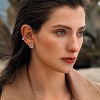3 Pairs Small Huggie Hoop Earrings Tiny Cartilage Earrings Unisex Cubic Zirconia 8mm/10mm/12mm - 4 of 4
