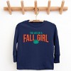 The Life Of A Fall Girl Puff/Glitter - Kids Youth Long Sleeve Tee and Kids Toddler Long Sleeve Tee - 2 of 3