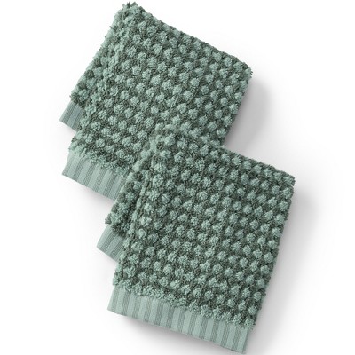 Lands' End Turkish Quick-Dry Cotton Textured Gingham Towel Set