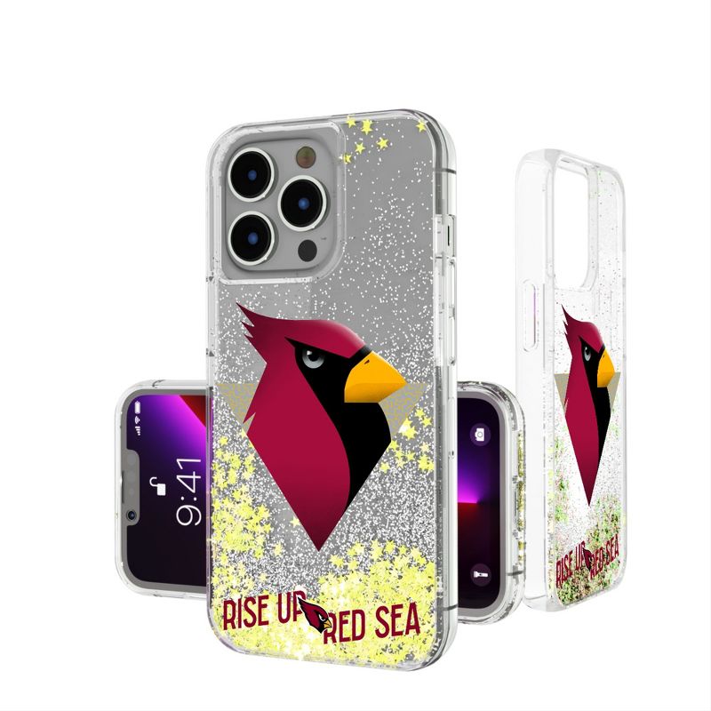 Keyscaper Arizona Cardinals 2024 Illustrated Limited Edition Glitter Phone Case, 1 of 2