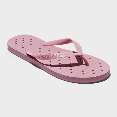 Image of M Shower Flip Flops Pink - Room Essentials™: Gender Neutral, Non Marking Sole, Slip On Sandals