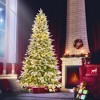 Costway 6/7.5/9 FT Artificial Christmas Tree Hinged Xmas Tree with 765/1135/1871 Branch Tips 280/470/690 Lights - 2 of 4