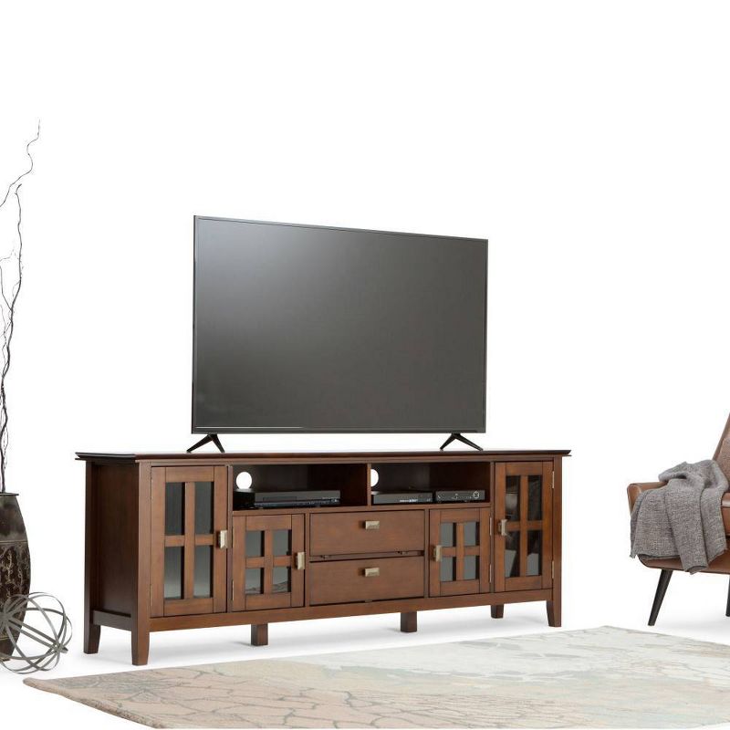 Stratford Solid Wood TV Stand for TVs up to 80" - WyndenHall, 3 of 10