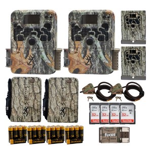Browning Trail Cameras 16 MP Strike Force Extreme Game Cam Two-Pack Bundle - 1 of 3