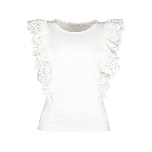 Women's BRUNA EYELET TEE - bishop + young - 1 of 2