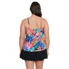 Trimshaper Women's Ronnie Two Tier Ruffle Tankini Swimsuit Top - 3 of 3