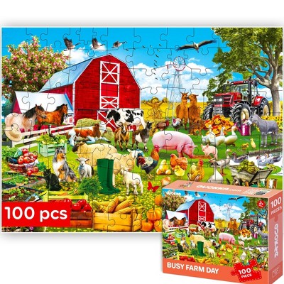QUOKKA 100 Piece Puzzles for Kids Ages 4-6 – Floor Kids Puzzles Ages 6-8 Year Old