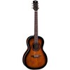 Luna Art Vintage Parlor Solid-Top Acoustic-Electric Guitar Distressed Vintage Brownburst - 3 of 4