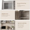 66 Inch Kitchen Pantry Cabinet with Storage, High Storage Cabinet, Adjustable Shelves, 3 Drawers, Wooden Storage Cabinet - 3 of 4