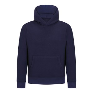 EVERYDAY KIDS All-Season Navy Pullover Hoodie – Warm Fleece Sweatshirt with Hood – Ideal for School, Outdoor Play, or Travel – Girls Hoodie - 1 of 4