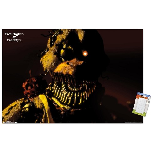 Five Nights at Freddy's - Springtrap Wall Poster, 14.725 x 22.375, Framed