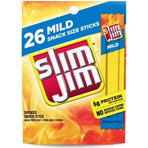 Slim Jim Plain Meat Sticks - 7.28oz - 1 of 4