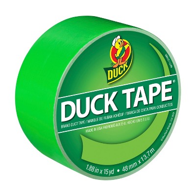 Duck 1.88" x 15yd Duct Industrial Tape Neon Green