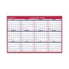 Academic Erasable Reversible Extra Large Wall Calendar, 48 x 32, White/Blue/Red, 12 Month (July to June): 2024 to 2025 - 2 of 4