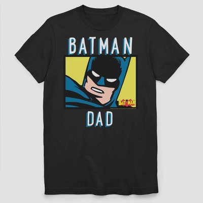Men's DC Comics Batman Short Sleeve Graphic Crewneck T-Shirt - Black