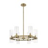 Z-Lite Datus 6 - Light Chandelier in  Rubbed Brass - 3 of 4