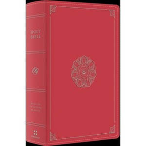 ESV Large Print Personal Size Bible, Red Letter (Trutone, Deep Teal, Emblem Design) - by  Esv Bibles (Leather Bound) - 1 of 1