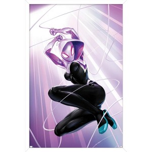 Trends International Marvel Comics - Ghost Spider - Ghost Spider #1 Framed Wall Poster Prints - 1 of 4