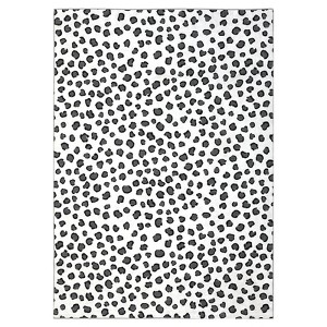 Leopard Rug - Washable Animal Print, Living Room Large Carpet, Soft Non-Slip, Non-Shedding Brown Carpet, Suitable for Office Dormitory Bedroom - 1 of 4