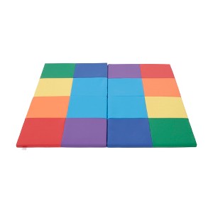 ECR4Kids SoftZone Square Dance Activity Mat, Folding Playmat - 1 of 4