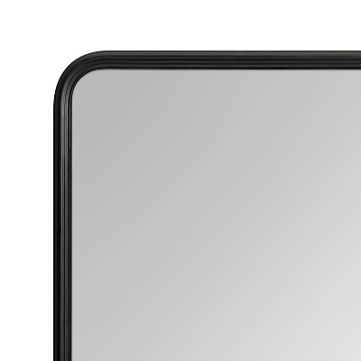 Gold Framed Rectangular Wood Wall Mirror, 24x36