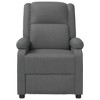 vidaXL Recliner Anthracite Faux Leather - 3 of 4