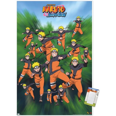 Trends International Naruto Shippuden - Poses Unframed Wall Poster ...
