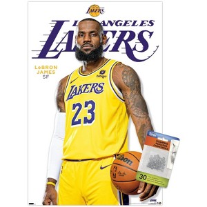 Trends International NBA Los Angeles Lakers - LeBron James Feature Series 23 Unframed Wall Poster Prints - 1 of 4