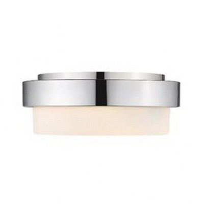 Pewter and Glass Transitional Flush Mount Light