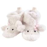 Hudson Baby Infant and Toddler Girl Cozy Fleece and Faux Shearling Booties, Girl Lamb