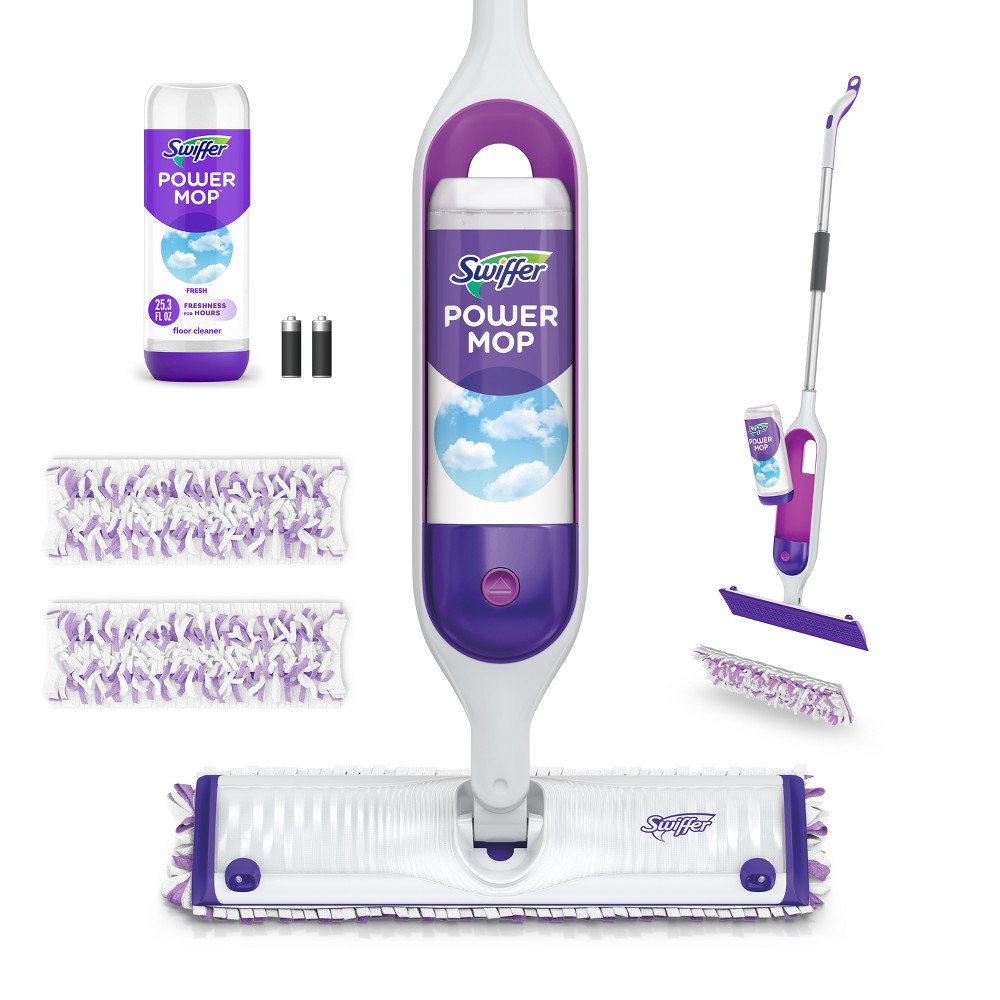 Photos - Floor Cleaner Swiffer Power Mop Multi-Surface Mop Kit for Floor Cleaning