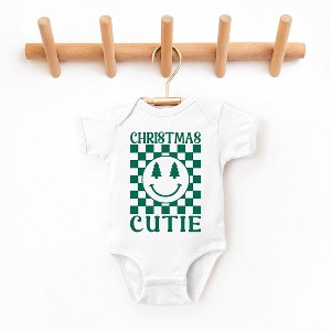 The Juniper Shop Christmas Cutie Checkered Baby Bodysuit - 1 of 3