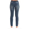 Just Love Denim Wash Ripped Jeggings for Women - 3 of 3