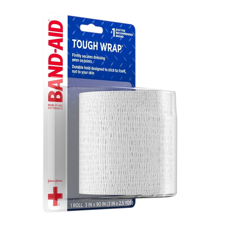 Johnson &#38; Johnson Brand Secure-Flex Self-Adherent Wound Wrap - 3 In by 2.5 yd, 4 of 8